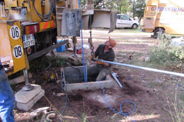 installation de pompe - forage eau